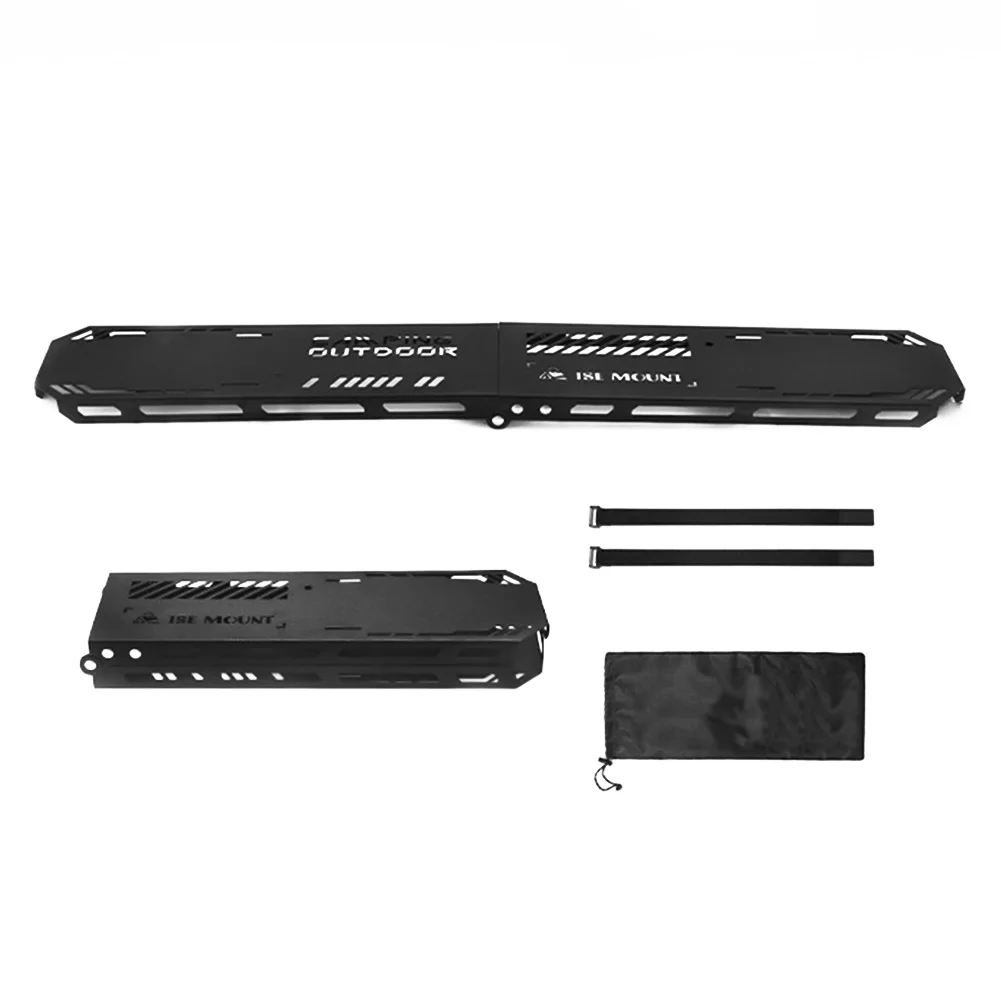 

Portable Tripod Shelf Board with Hanging Hole for BBQ Picnic Hiking High Strength Bending Camping Support Stand Bracket Plate