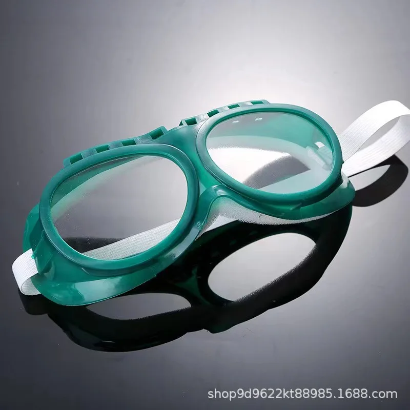 Safety Glasses Green Sponge Glass Goggles Windproof Sand Industrial Dustproof Splashproof Grinding Eye Protection Anti Fog