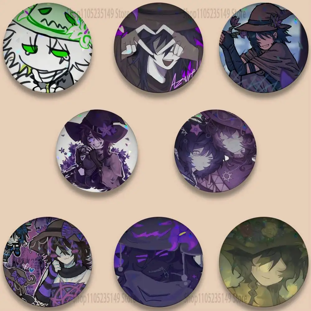 

A-Azure Anime Pins 58mm Cute Cartoon Badge Handmade Brooches for Backpack Accessories Jewelry Gifts