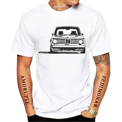 Vintage 80's 2002 Turbo Best Car Design T-Shirt New Summer Men Short Sleeve Hip Hop Boy Sport Casual White Tops Man Tees