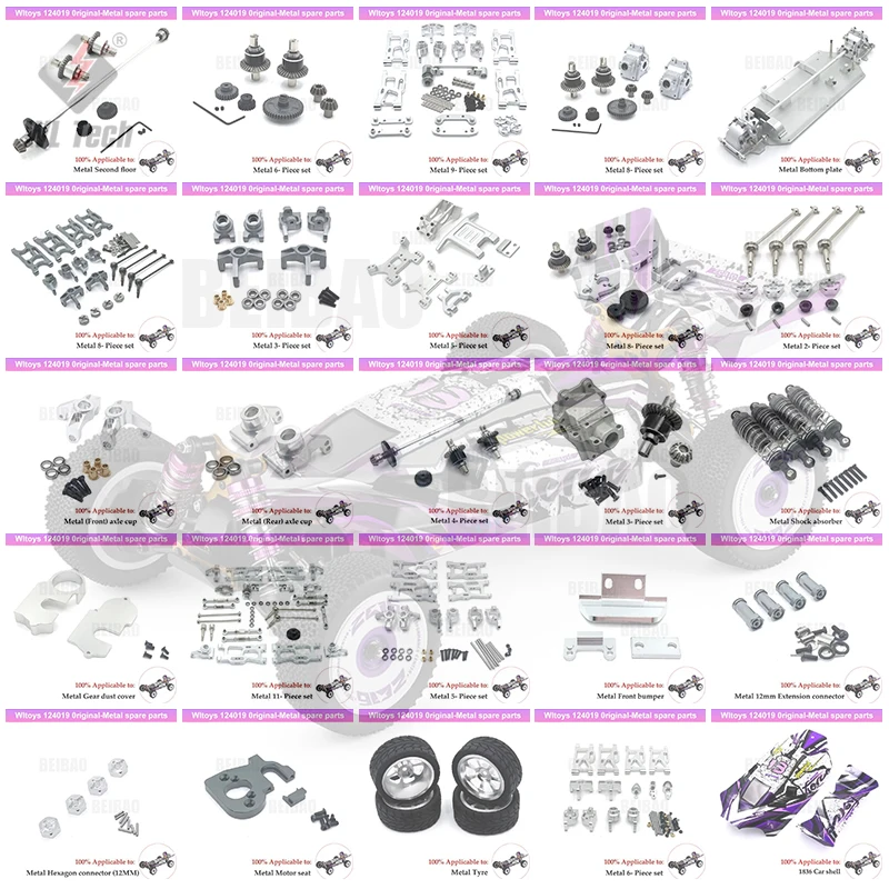 

Wltoys 1/12 124019 124017 124007 Rc Cars Metal Swaybar Balance Bar Anti Roll Bar Set Upgrade Accessories Parts Car Accessories
