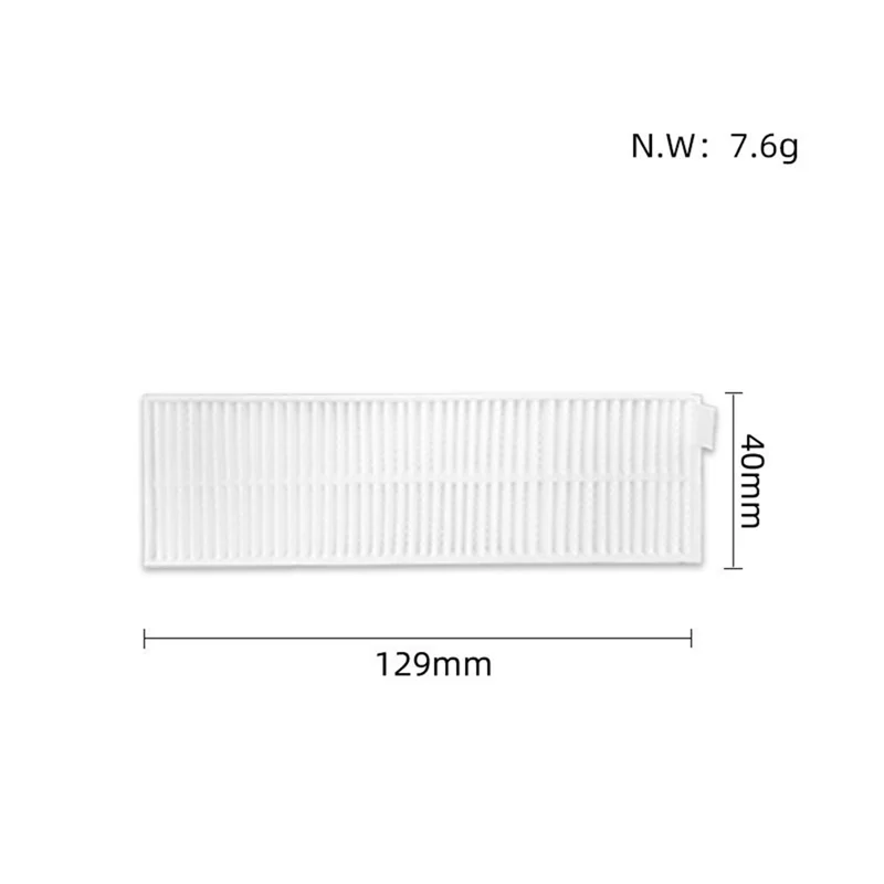 The New 8Pcs Filter for Tefal Rowenta X-Plorer Serie 95 RG7975WH RG7987WH Robotic Vacuum Cleaner Spare