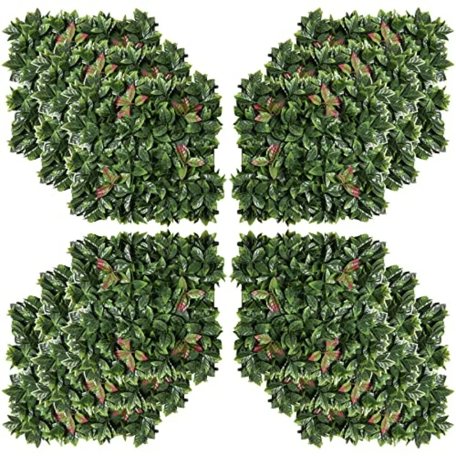 

Панели для стены из искусственной травы 20x20 см, декоративные панели для создания зеленого фона, для улицы и дома, для сада, забора, двора