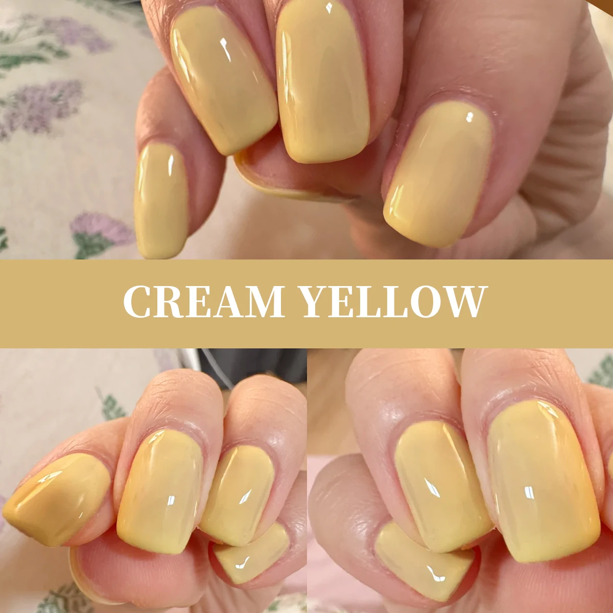 1 قطعة 15 مللي طلاء أظافر جل أصفر كريمي غير معطر نقع قبالة تركيبة LED بالأشعة فوق البنفسجية ، ظلال خضراء شعبية ، هدية مثالية لخريف وشتاء #5