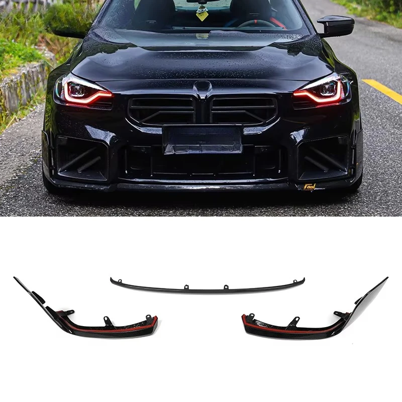 

Dry Carbon Fiber MP Style Front Splitter for G87 M2 2023 R44 Front Bumper Under Lip Splitter Body Kit