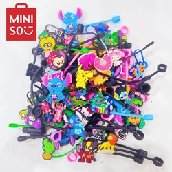 MINISO 10-200 adet karışık rastgele saman kapağı kap 8/10MM içecek saman fiş yeniden Fit fincan hasır şapka Charms kolye aksesuarla hediye