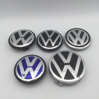 4pcs 3D for Volkswagen 55mm 56mm 60mm 65mm 68mm 70mm 75mm 76mm Car emblem Wheel hub Center Cap Badge covers sticker Styling