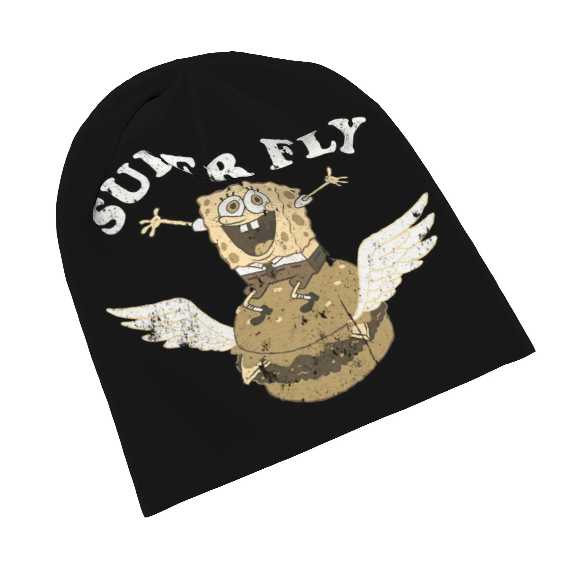 Spongebobed Caps  Fashion Adult Outdoor Skullies Beanies Hat Spring Warm Thermal Elastic Bonnet Knitting Hats