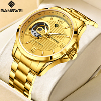 LIGE Fashion Luxury Mechanical Wristwatches Business Automatic Movement Hollow Waterproof Classic Casual Man Watch Reloj Hombre
