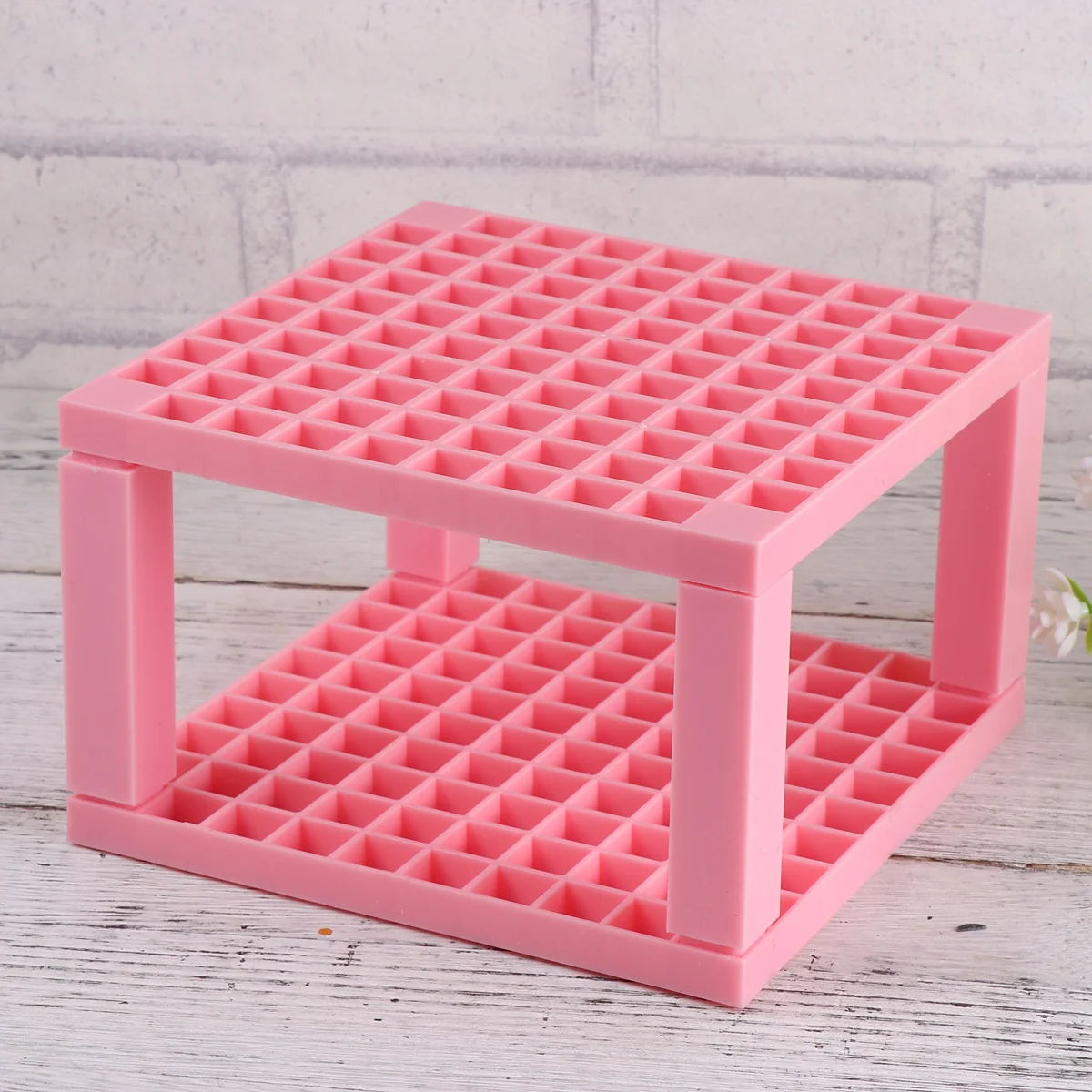 

96 Holes Detachable Desktop Display Stand for Drawing Utensils Pink Pencil Holder 96 Hole Pen Stand Pen Holder for Desk