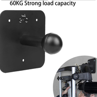 Heavy-Duty Aluminum Alloy Bicycle Wall Mount Bracket Vertical Bike Hanger For Road Bikes Indoor Garage Storage Solution