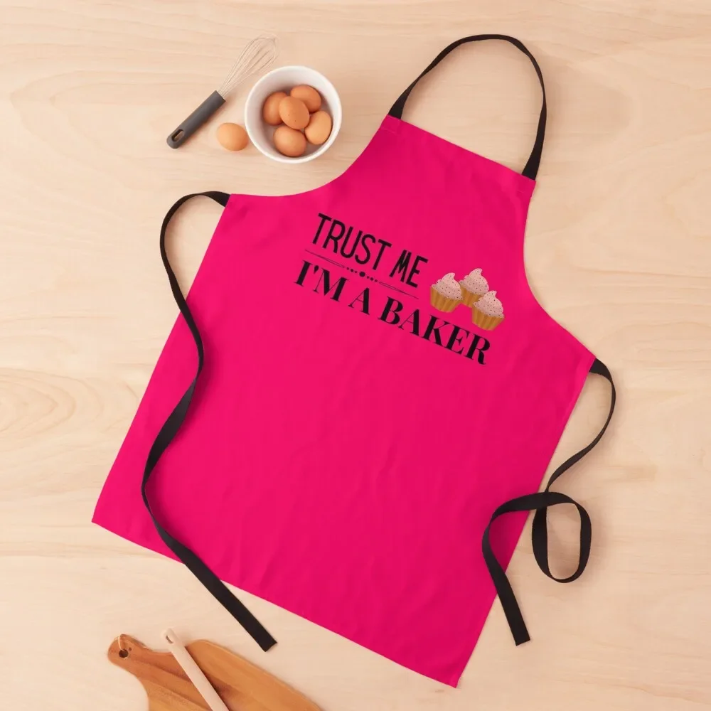 Trust me I'm a baker Apron Cleaning Products For Home kitchen woman Kitchen New 2022 Year Apron