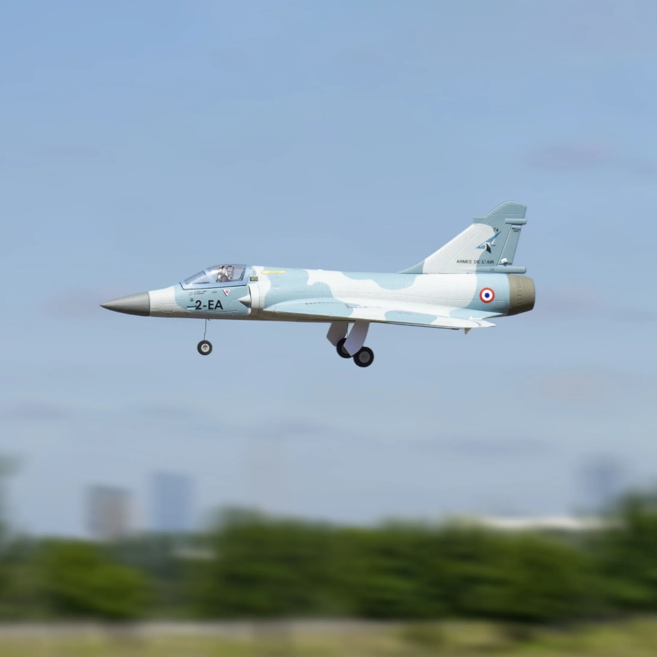 MinimumRC Mirage 2000 RC Jet 30mm Brushless Ducted Fan 4 Channel PNP Aircraft No Remote Control Outdoor Flight RC Hobby Model