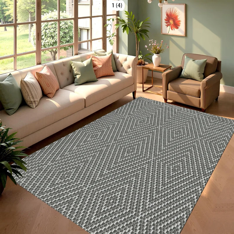 Carpet, Modern and Simple, Fully Covered Living Room, Bedroom, Living Room Carpet  Bedroom Decor Rugs Living Room Home Area Rug