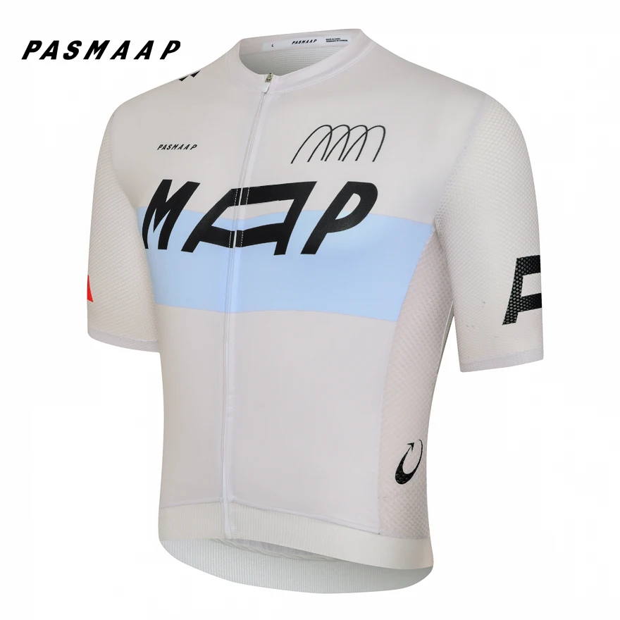 PASMAAP-Camiseta de ciclismo de verano para hombre, camiseta de bicicleta de carretera MTB, equipo profesional, ropa de bicicleta de manga corta,