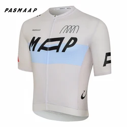 Maglia da ciclismo PASMAAP-Midsummer da uomo, maglia da bicicletta da strada MTB, squadra professionale, abbigliamento da bici a maniche corte, alta qualità