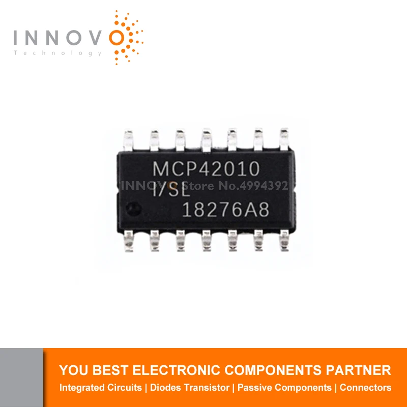 5 unids/lote MCP42100-I/SL MCP42050-I/SL MCP42010-I/SL SOP-14 DGT POT 100KOHM 256TAP IC CHIP nuevo original