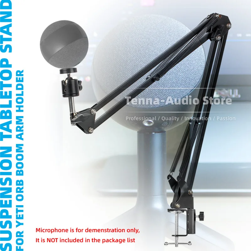 Replacement For Logitech G Yeti Orb Parts Desktop Suspension Boom Arm Microphone Tabletop Stand Mic Holder Scissor Bracket