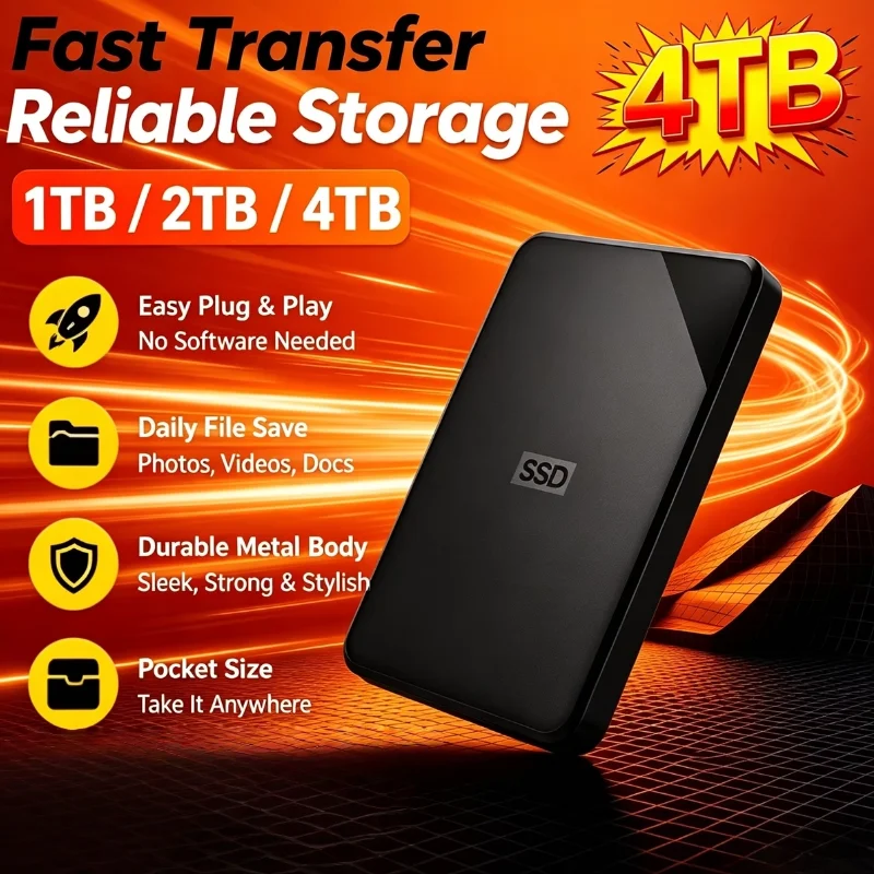 High Speed 2.5" Elements External Hard Drive USB3.0  Trans Mission Portable HDD 2TB 4TB E Xternal Storage Disk For Notebok PC