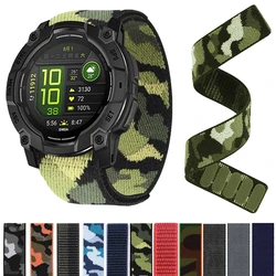 26mm 22MM Strap For Garmin Instinct 3 2X Solar 45mm 50mm/Fenix E 8 7 7X 6 6X Pro/Tactix 8/EPIX Pro Hook Loop Nylon Bracelet Band