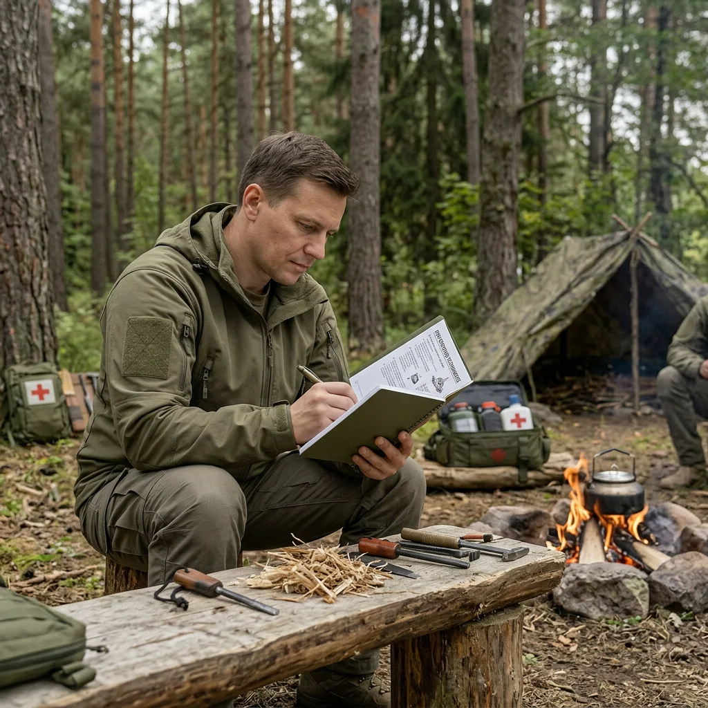 Survival Notebook For Adults Outdoor Survival Guide And Planning Manual Waterproof Rugged Paper With Skill Charts