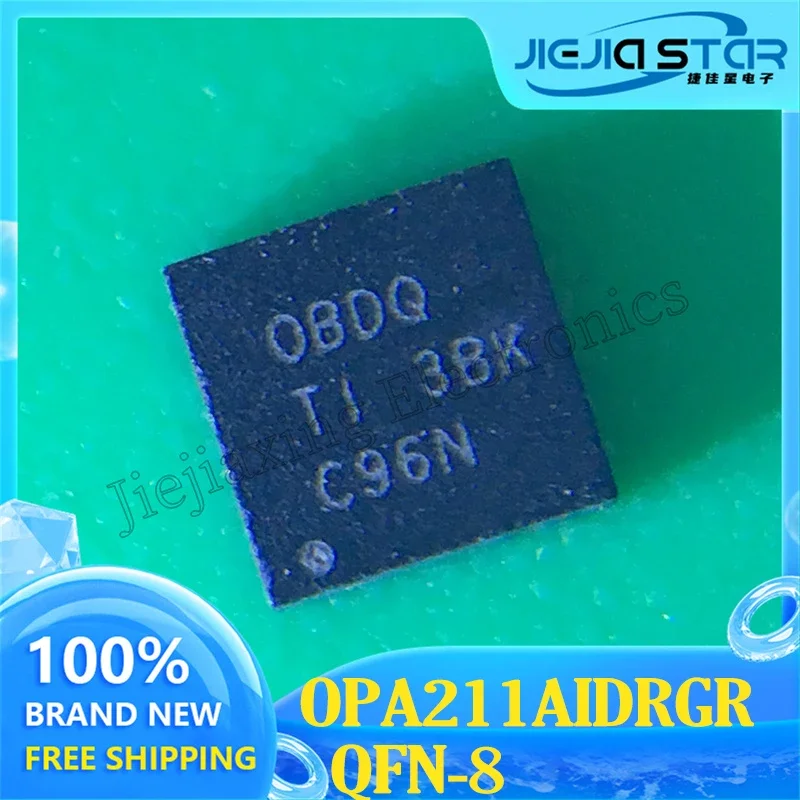 2~10PCS OPA211AIDRGR OPA211AIDR OPA211 Engraving OBDQ 0BDQ Operational Amplifier IC 100% Original Free Shipping Electronics