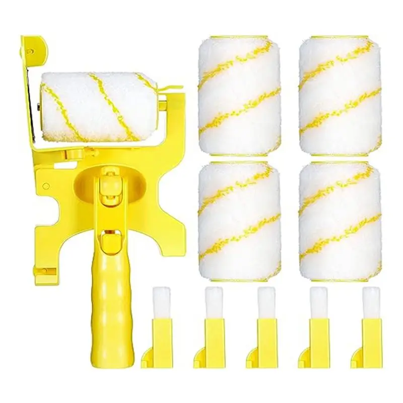 2026 New Paint Edge Roller Brush With Roller Brush Extension Pole For Home Room Wall Ceilingwindow Painting Cleaning Paint Rolle