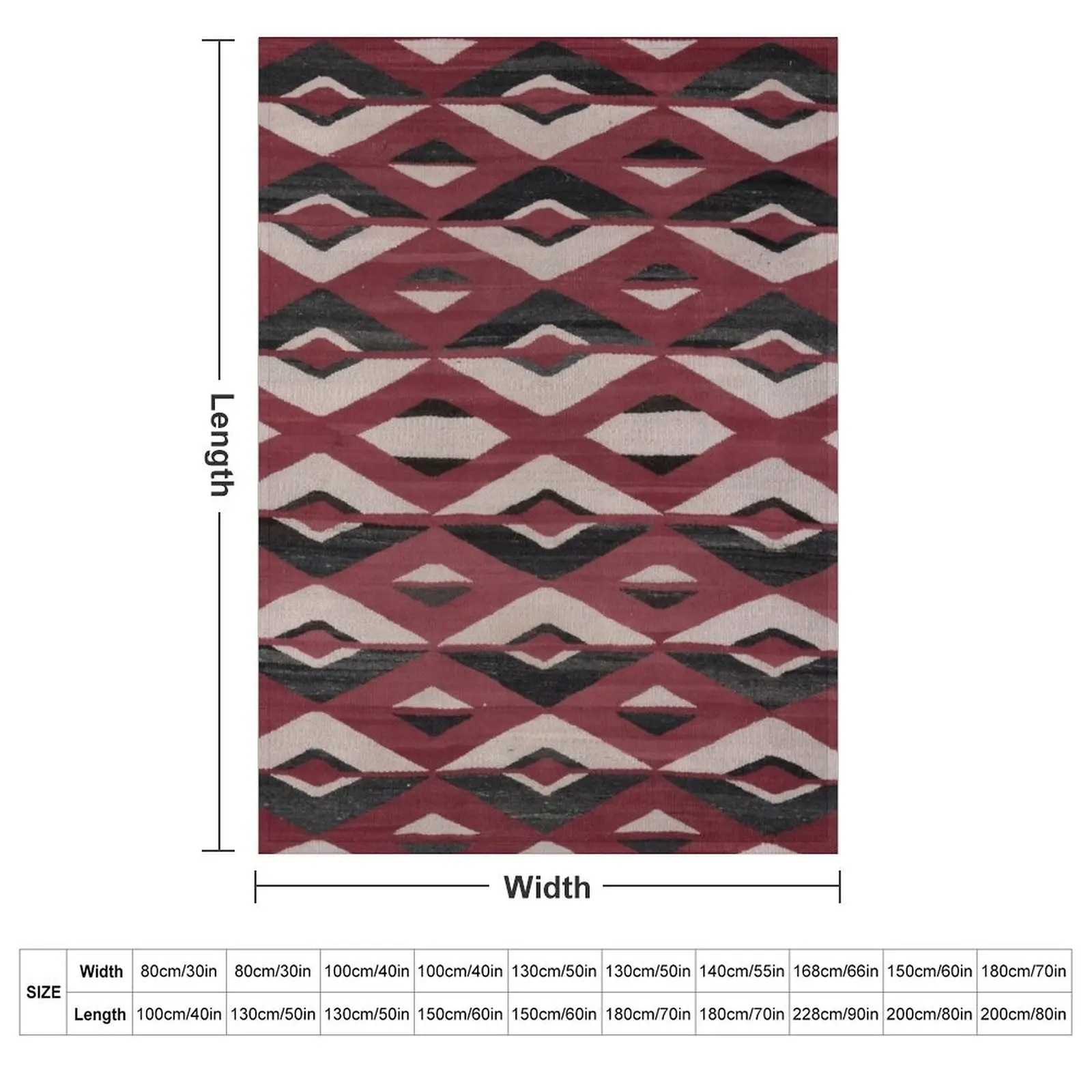 Navajo Rug 7 Throw Blanket Beach Sofa funny gift warm winter Flannel Single Blankets