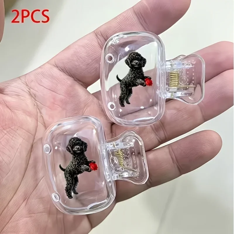 2pcs Poodle Toothbrush Travel Case Durable Protection for Toothbrushes And Oral Care Additions Perfect for Home And Travel Use