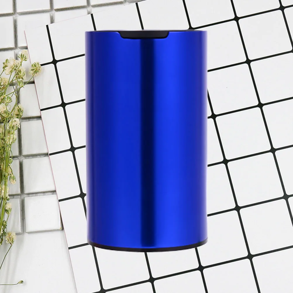 

1pc Car Ashtray Storage Box Multifunctional Cigarette Holder With Removable Lid Easy Clean For Vehicle Home Use Blue