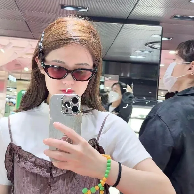 Korean Luxury Acetate Cat-Eye GM Sunglasses Trendy Multiple Colors Trendy Fashion Eyewear UV400 Daily Party High-Quality Shades