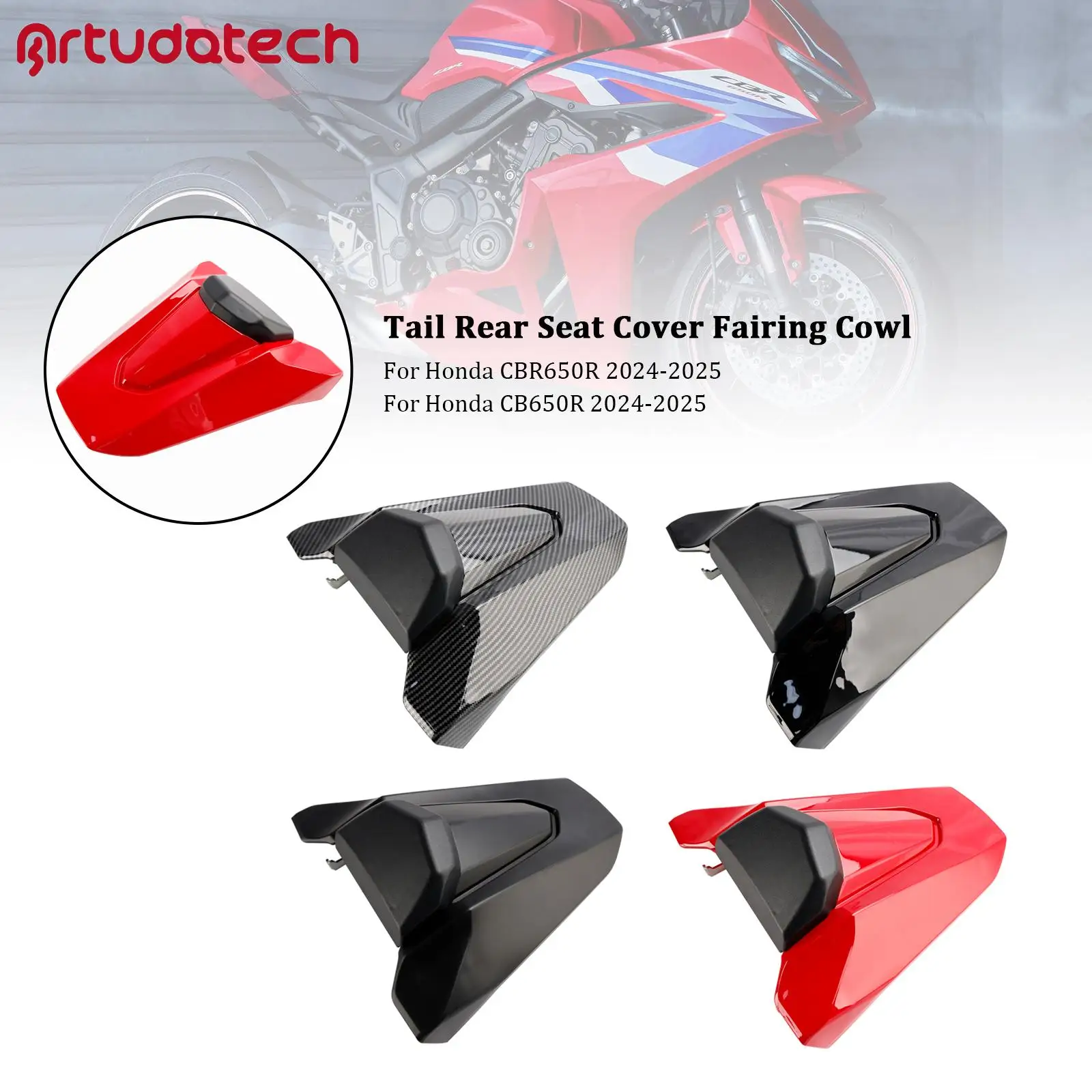 

Rear Tail Seat Fairing Cover for Honda CBR650R CB650R 2024-2025