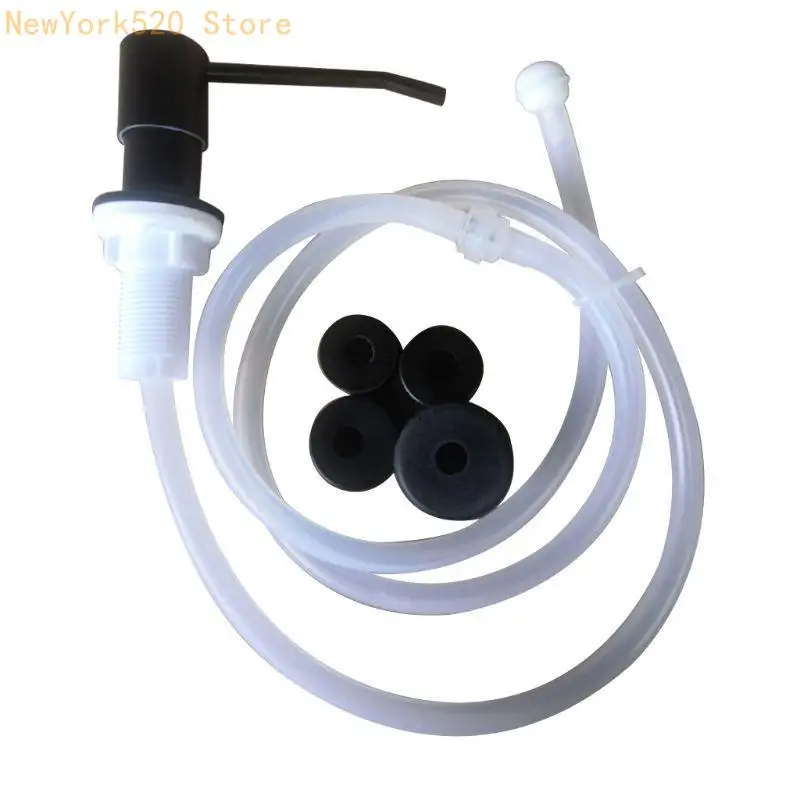 Stainless Steel Soap Dispenser Pump for Head with Silicone Extension Tube N84C