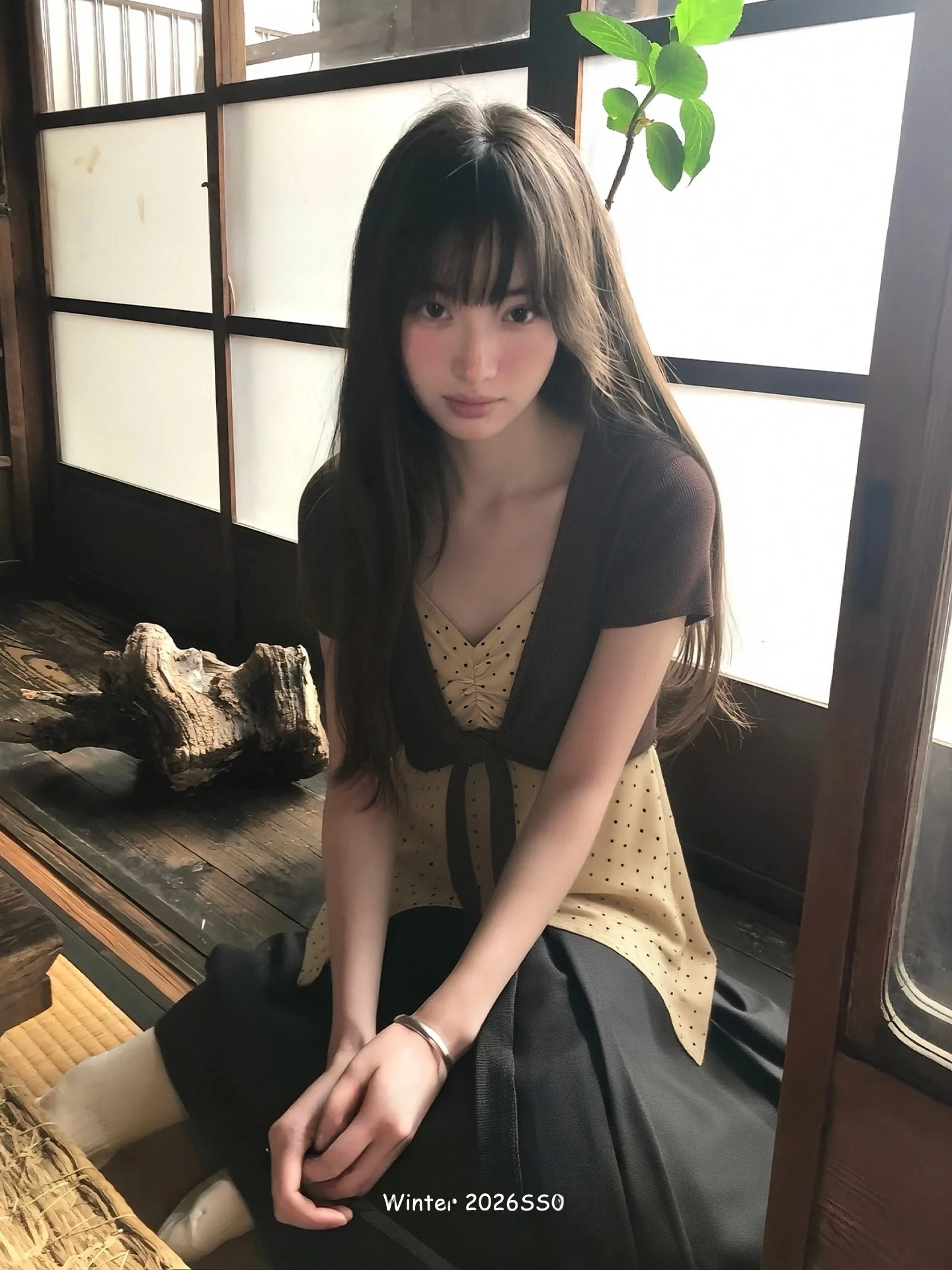 Korean Style Short Sleeve Knitted Cardigan Women's Summer Checkered Tube Top Slimming Tie Waist Top Two Piece Set