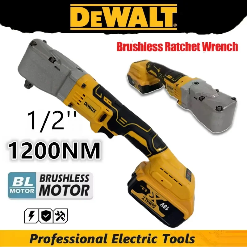 

Аккумуляторный бесщеточный гайковерт DeWALT 20V, 1200 Нм, электрический беспроводной драйвер 1/2'' для снятия винтов и гаек, инструмент для ремонта автомобилей
