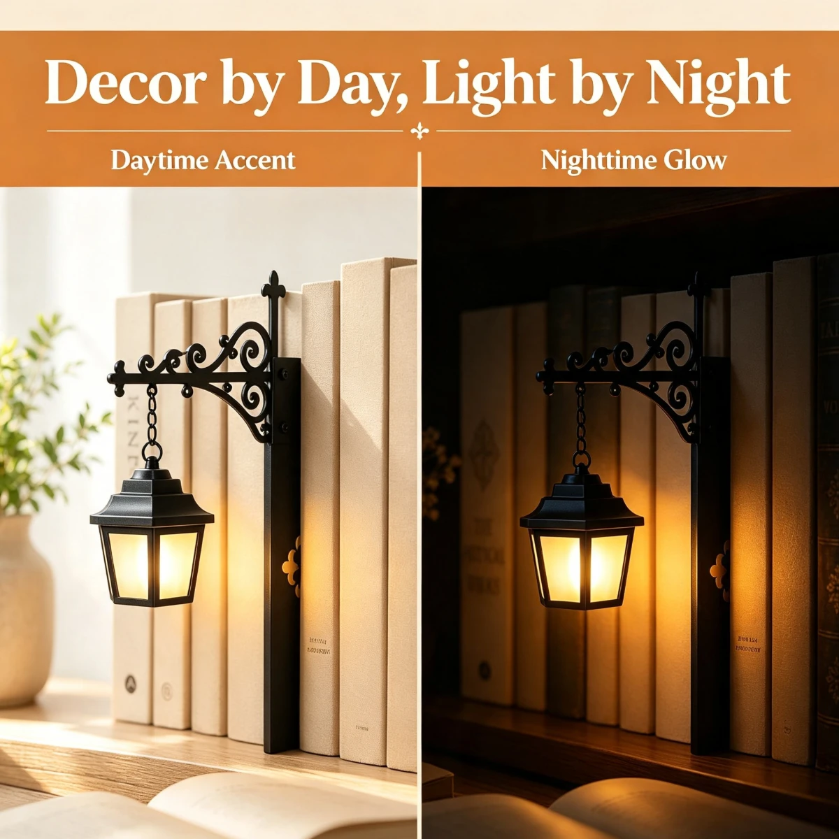 Halloween LED Bookshelf Lamp Library Lantern Creative Book Nook Decor Mini Night Light Reading Lamp Study Home Atmosphere Lamp view 5