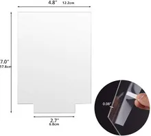 4 stücke Offene Led Zeichnung Bord Zeichen LED Zeichnung Led Bord Lampe Halter Transparent Acryl Basen Display Zeichen Lampe Rohr
