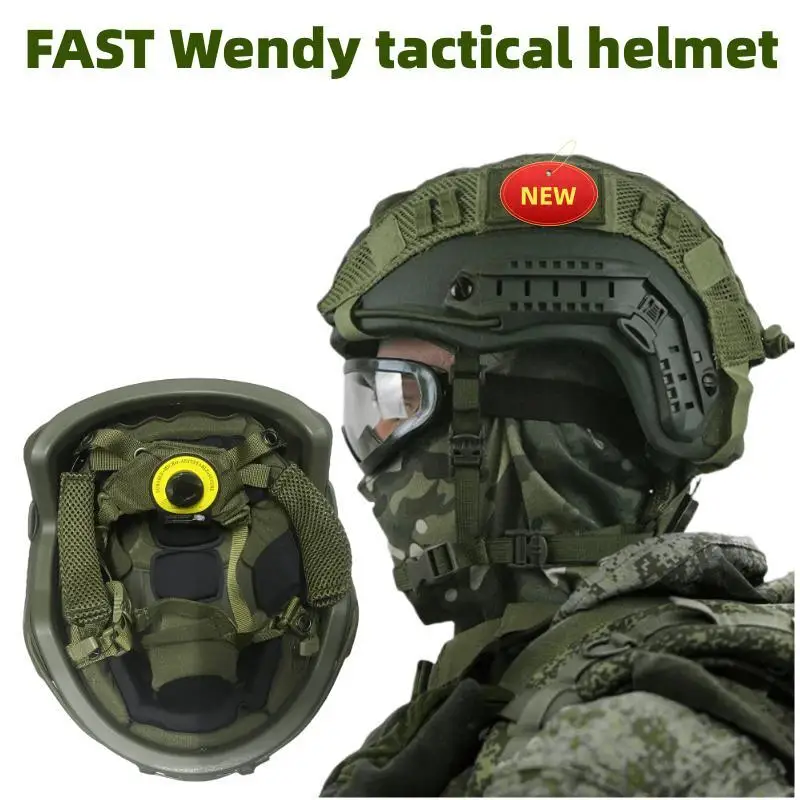 Casque tactique Kevla balistique ACH casque balistique de haute qualité coupe haute casque balistique NIJ IIIA FAST Wendy's Suspension