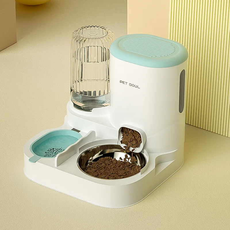 Dispensador automático de comida y agua para perros y gatos