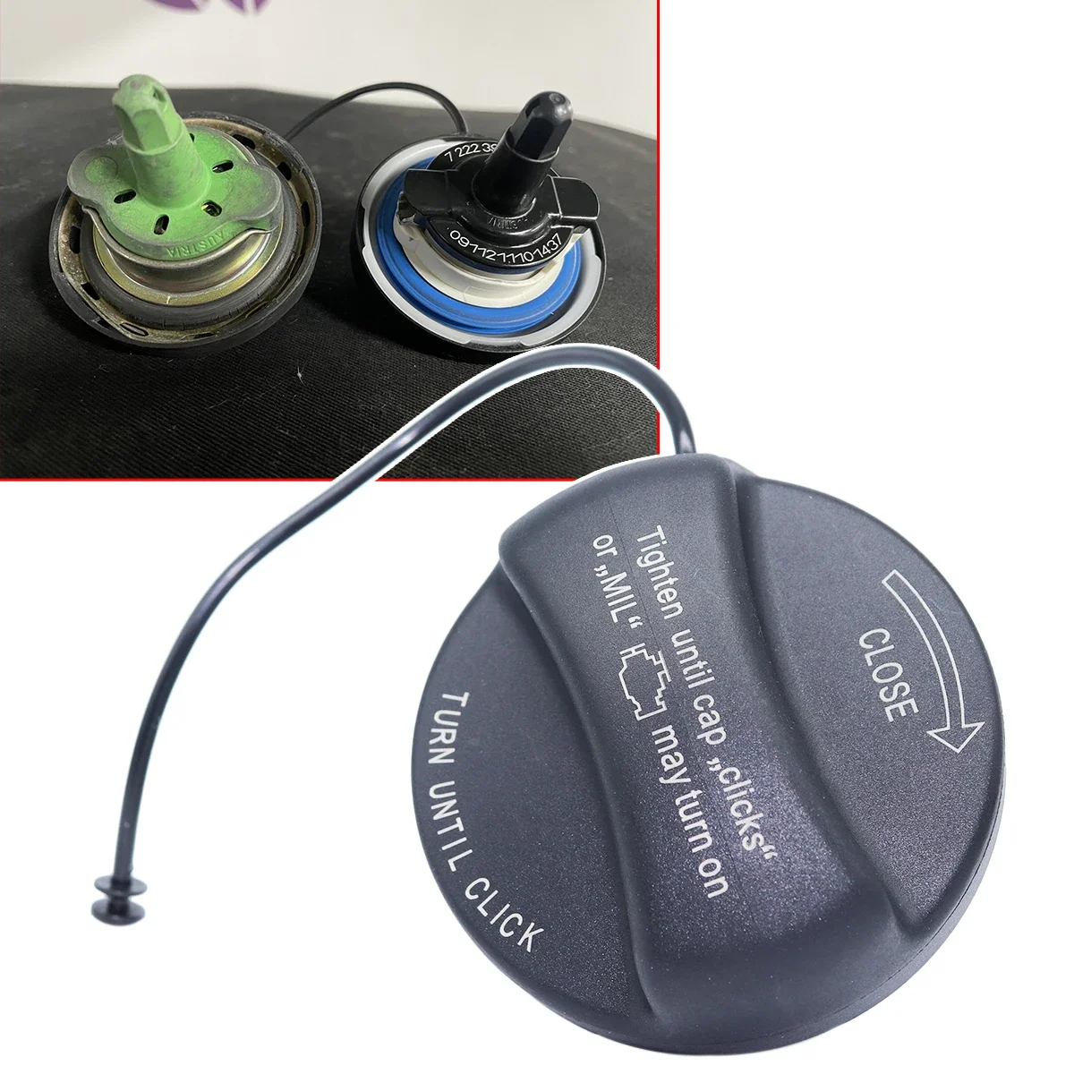 

Fuel Tank Filler Cap Petrol Models Plug Cover for BMW MINI R50 R53 R56 LCI Mil/Engine Light Gas Evap Leak Leakage Issue Fix Car