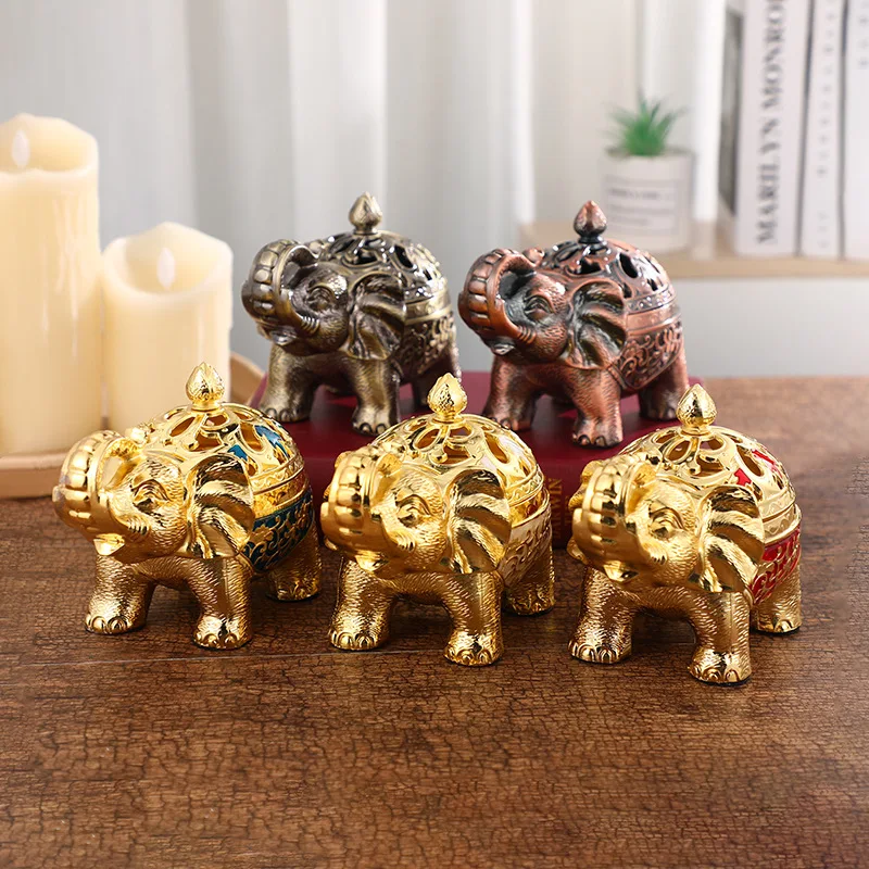 Simple European Elephant Incense Burner High foot Shape Extended Dining Table, Living Room, Entrance Incense Burner Ornaments