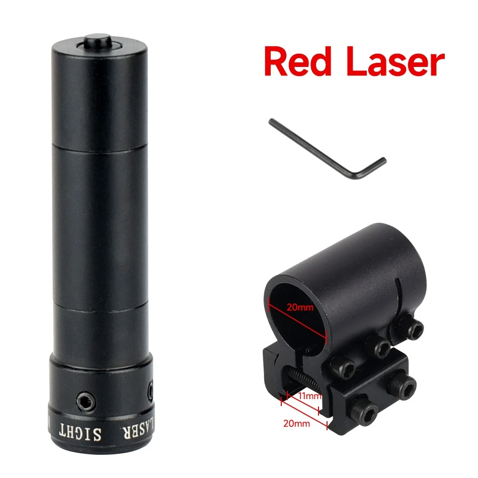 Outdoor Rotpunkt Rot/Grün Laserzielgerät Jagdzubehör Sport Langstrecken-Laserkalibrator für 11/20mm Schiene