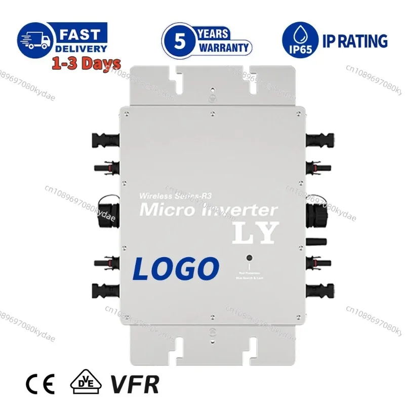 Waterproof Solar Grid Tie Microinverter WIFI Control 1200w 1400w 1600w Hot Selling Micro Solar Inverter
