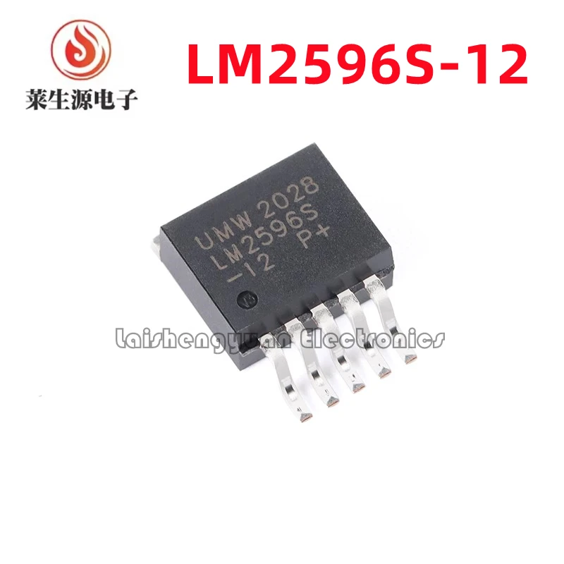 Original genuine UMW LM2596S-12 TO-263-5 12V/3A step-down DC-DC voltage regulator chip 100% brand new 10PCS