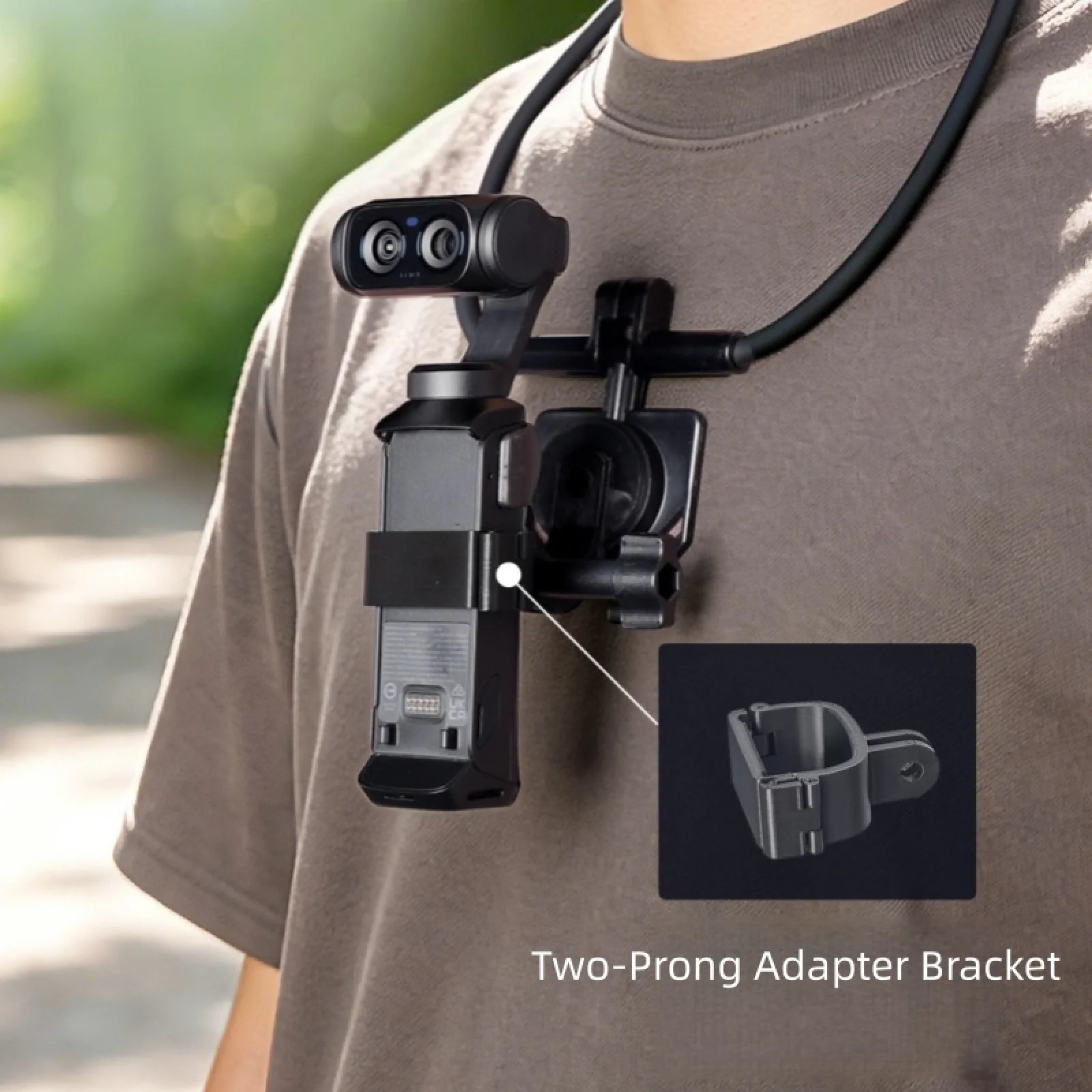 Neck Mount For Insta360 Luna Ultra Camera Remote Control Mount Wrist Strap and First-Person View Neck Mount - view 3