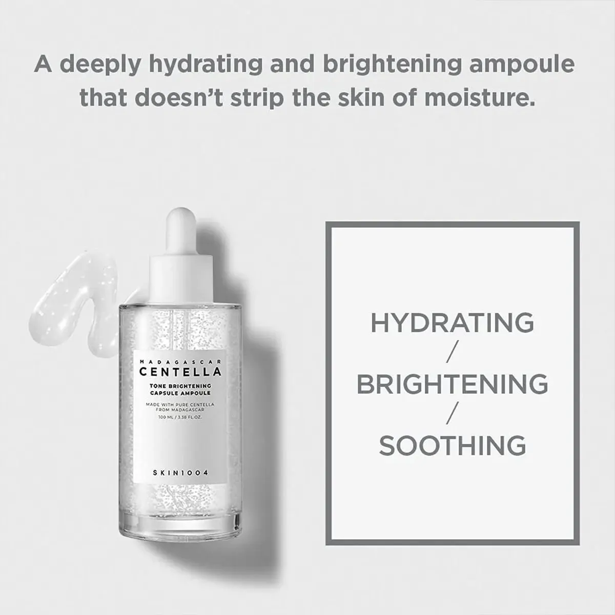 SKIN1004 Madagascar Centella Tone Brightening Capsule Ampoule,Luminous & Glowing Complexion,​Korean Skincare,Korean Makeup