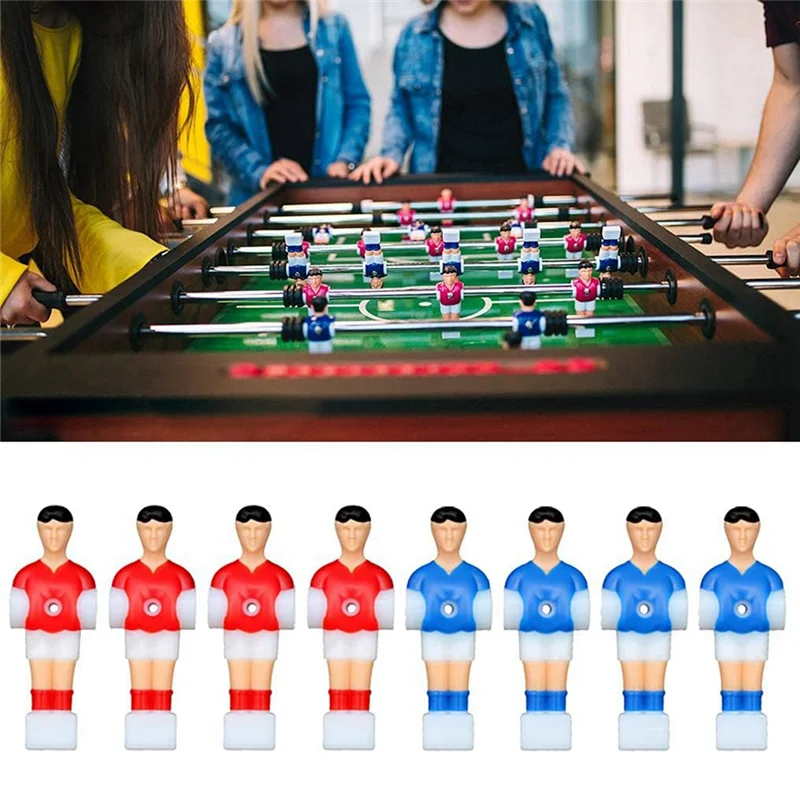 1 Set Mesin Sepak Bola Pengganti Pemain Foosball Meja Sepak Bola Mini Patung Pemain Sepak Bola Foosball-B60B