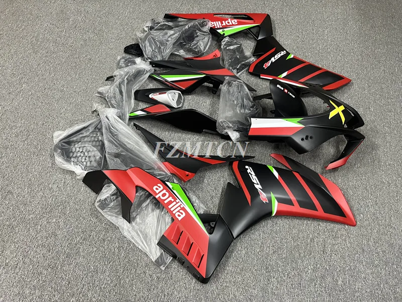 4Gifts New ABS Motorcycle Fairings Kit Fit for Aprilia RSV4 1000 2016 2017 2018 2019 16 17 18 19 Bodywork Set Custom Red Black