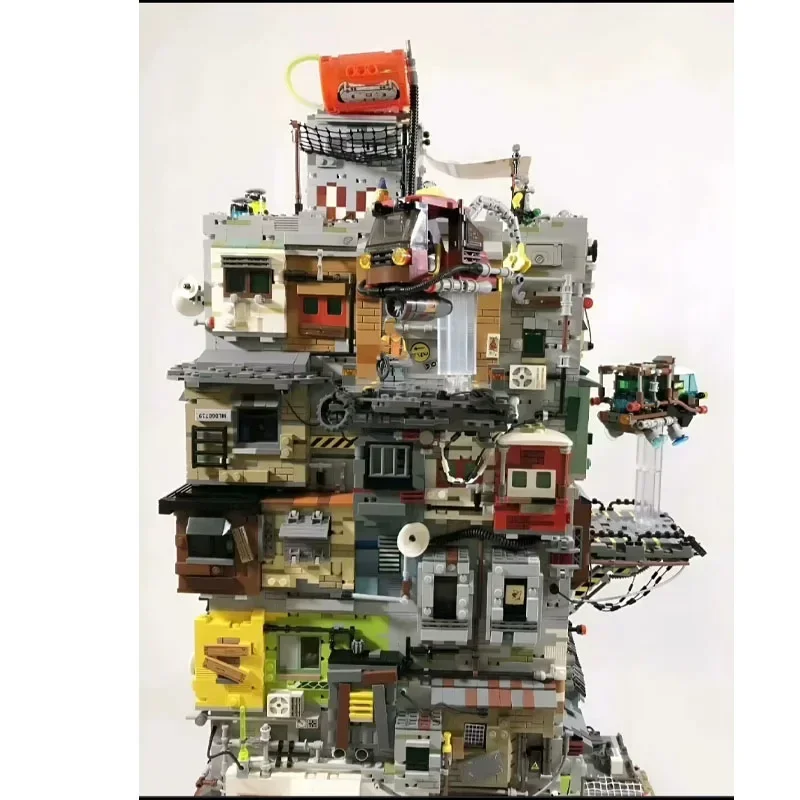 City Building MOC-14245 Doomsday Wasteland Building Town Difficult Building Block Toys Adult DIY Birthday Gift Christmas DiyGift