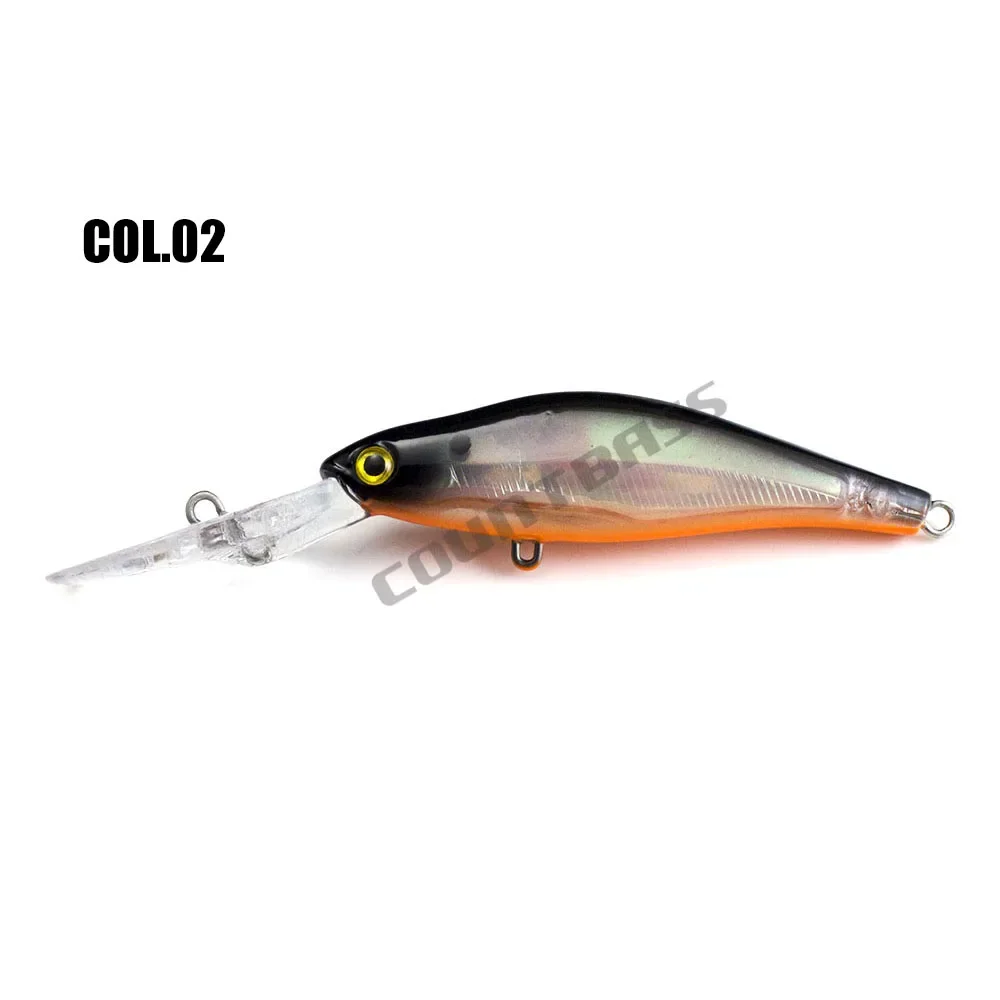 Countbass Sinking Minnow  65mm, 7.3g Hardbaits Fishing Lures for Freshwater Bass Pike Trout